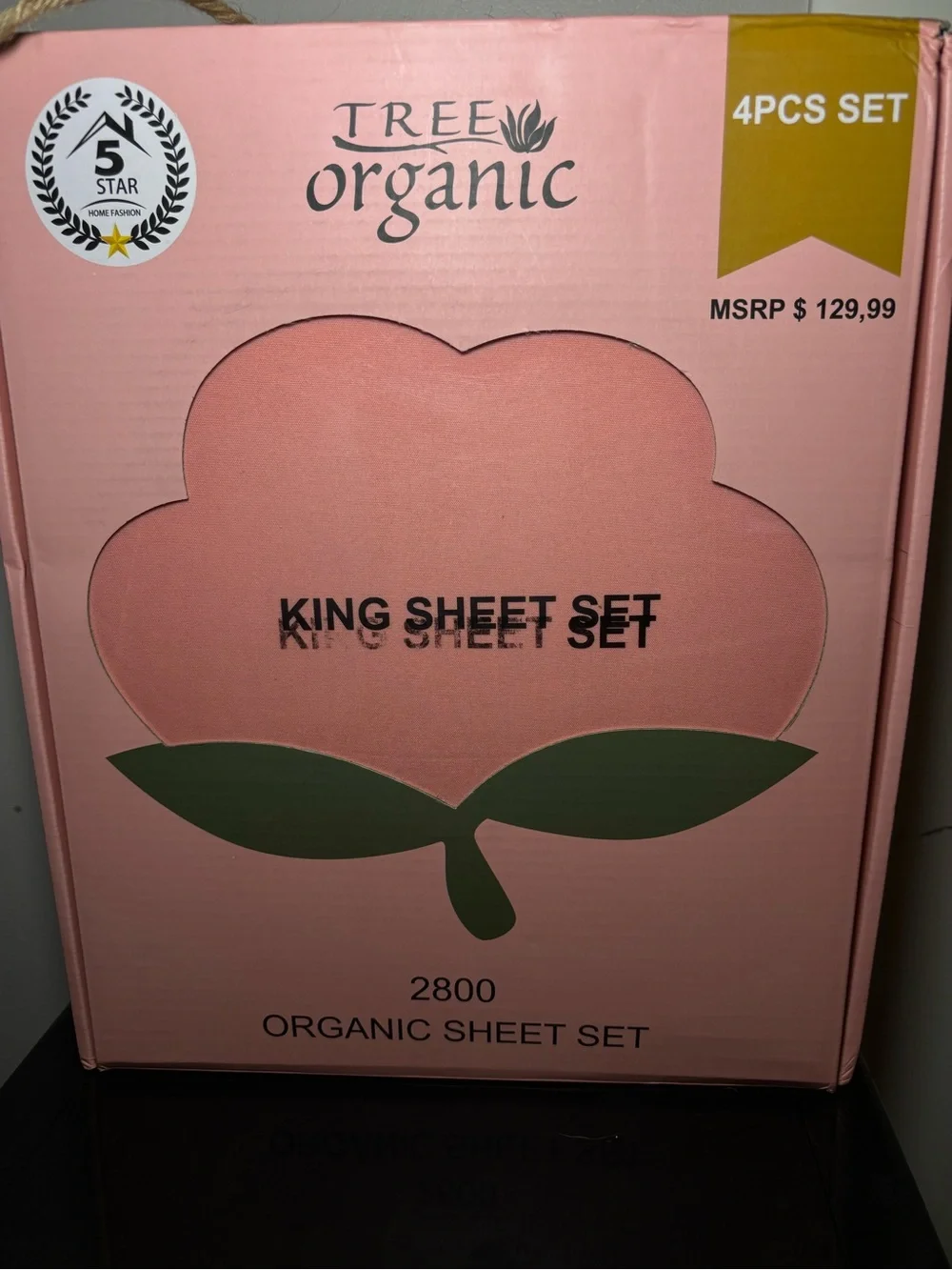 King Sheet Set - Pink